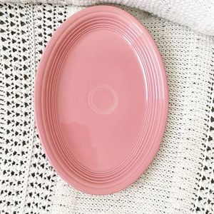 Fiestaware Large Serving Platter retired Rose